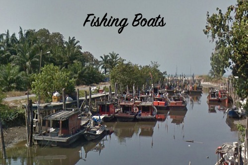 fishing boats at Tanjung Sepat fishing boats at Tanjung Sepat