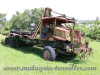 vintage lorry at Batu Arang Heritage Town